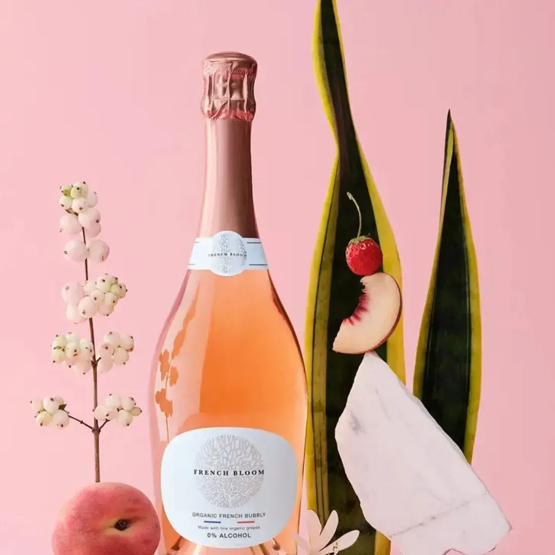 French Bloom - Le Rosé, Alcohol-Free Organic French Bubbly - 750mL