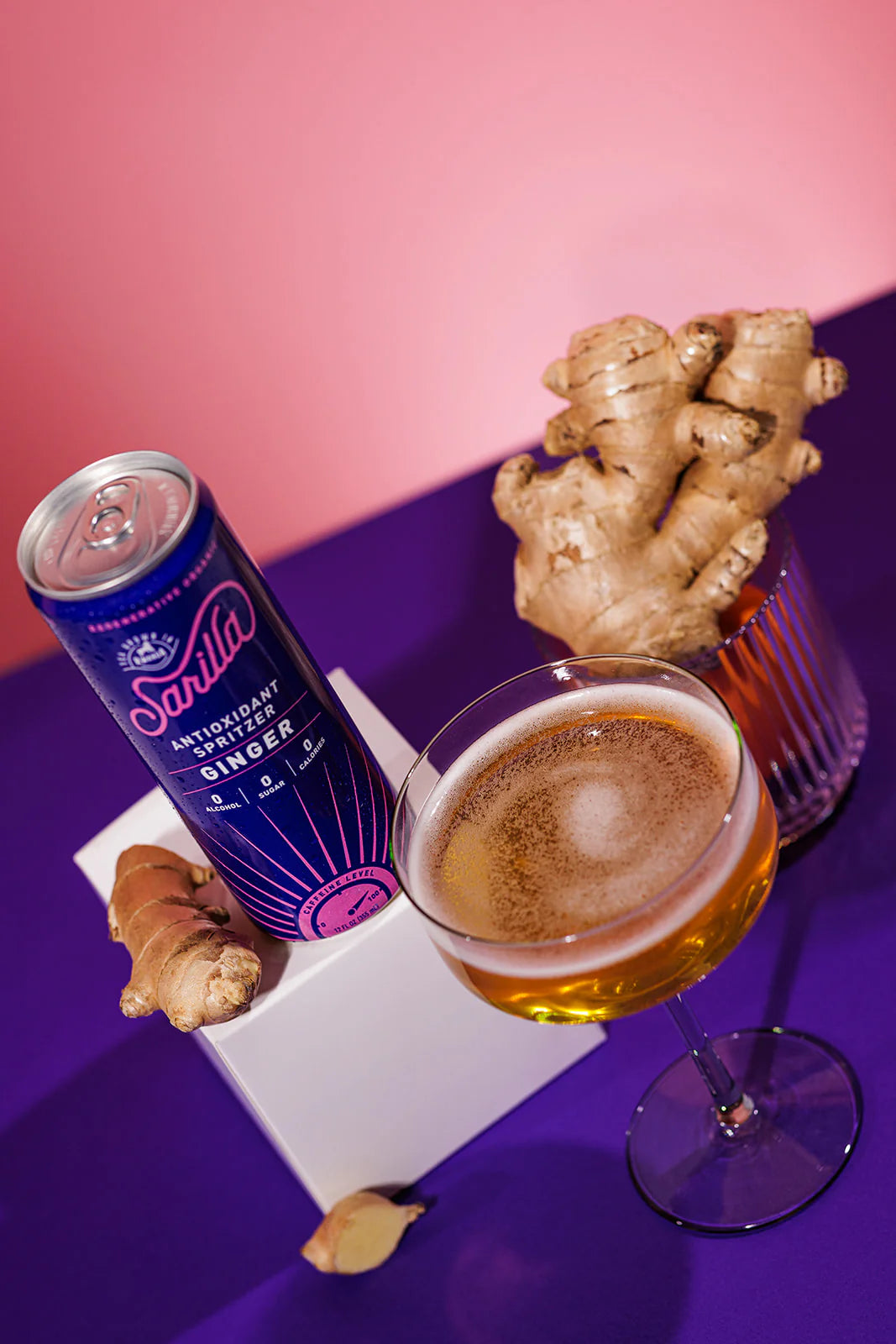 Sarilla - Nonalcoholic Sparkling Ginger Antioxidant Spritzer - 6 Pack