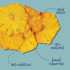BlueHenry Dehydrated Pineapple Wheels 3 oz. Box