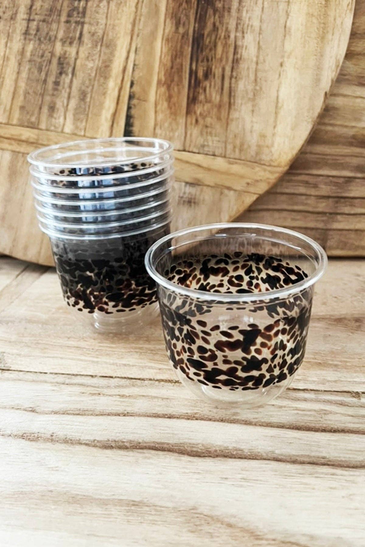 Compostable Cold Cups 12oz | Tortoise | 8-Pack