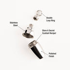 Smallest Cocktail Shaker Ever Necklace