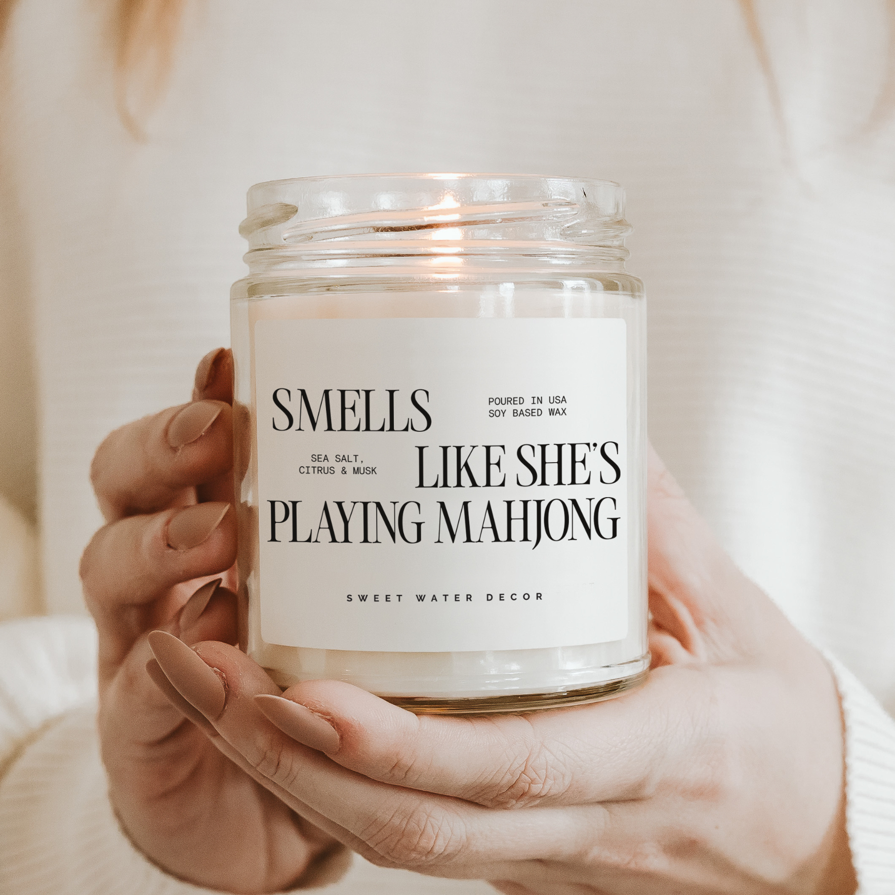 mells Like She's Playing Mahjong - 9 oz Soy Candle