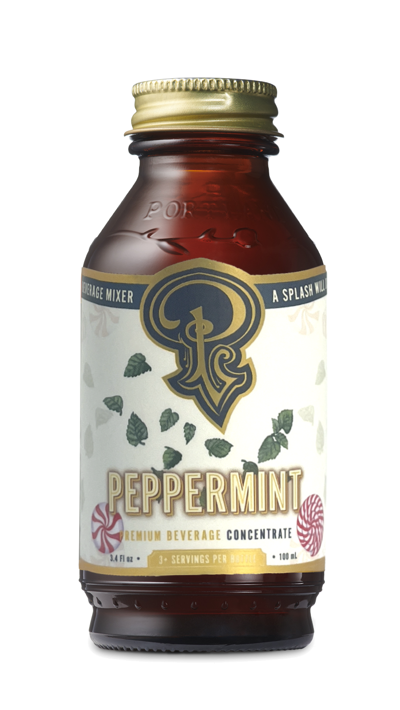 Portland Syrups - Peppermint Syrup 3.4 oz - cocktail / mocktail beverage mix