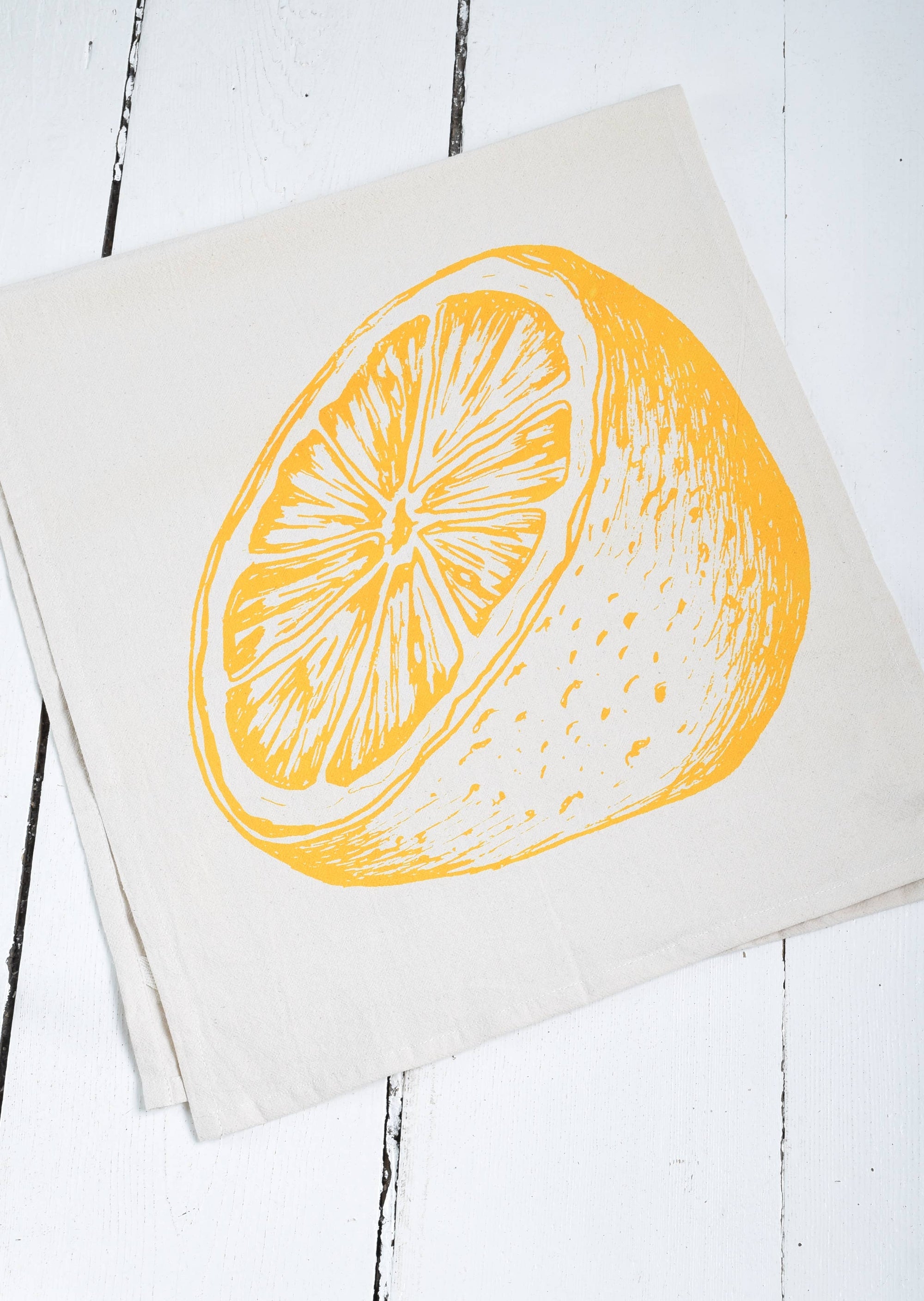 Citrus Bar Towel - Organic Cotton