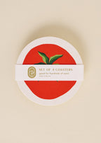 Tomato Coasters - Set of 4