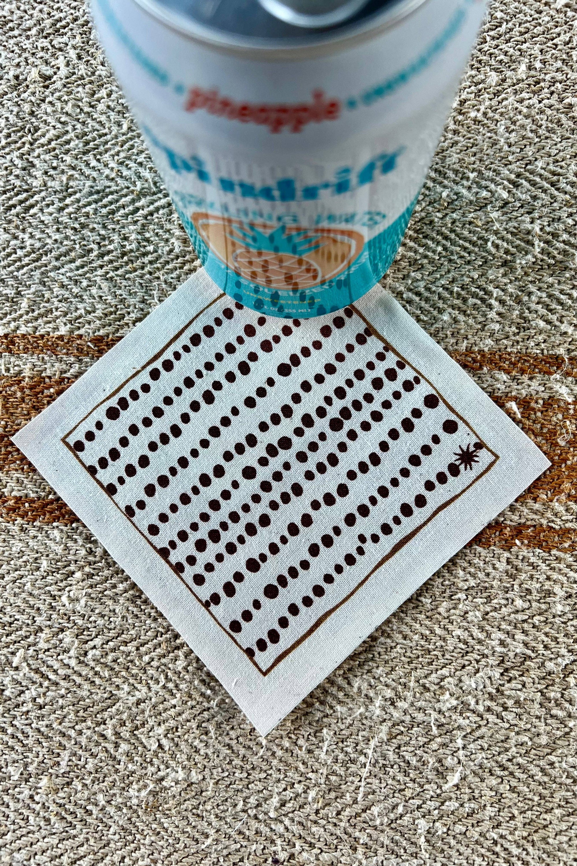 Cotton Napkins | Compostable | Speckles | 24-Pack: 4.5" x 4.5"
