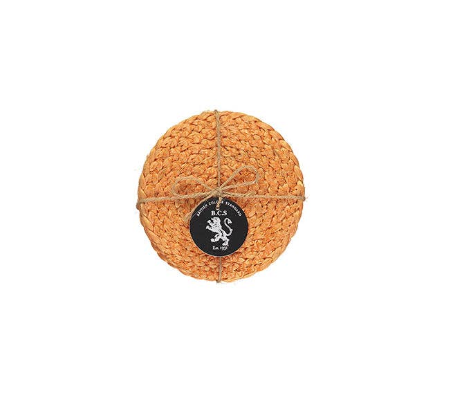 British Colour Standard Coasters Set of 4 - Spanish Orange