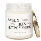 mells Like She's Playing Mahjong - 9 oz Soy Candle