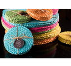 British Colour Standard Coasters Set of 4 - Spanish Orange