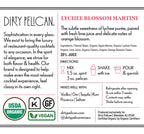 Dirty Pelican - Lychee Blossom Martini: 750ml