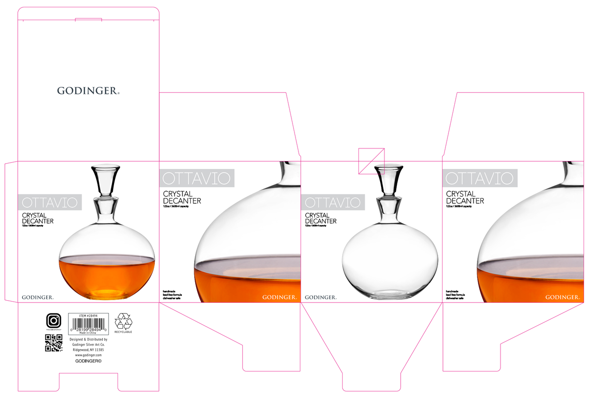 Godinger - Decanter 118 oz