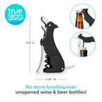 Buddy the Bordeaux Collie Double Hinged Corkscrew