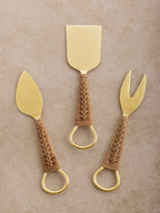 The Helsinki Cheese Knives - Set of 3 -  by GAURI KOHLI