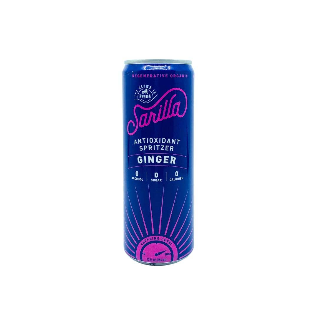 Sarilla - Ginger Tea Antioxidant Spritzer - 6 pack - 12 oz cans