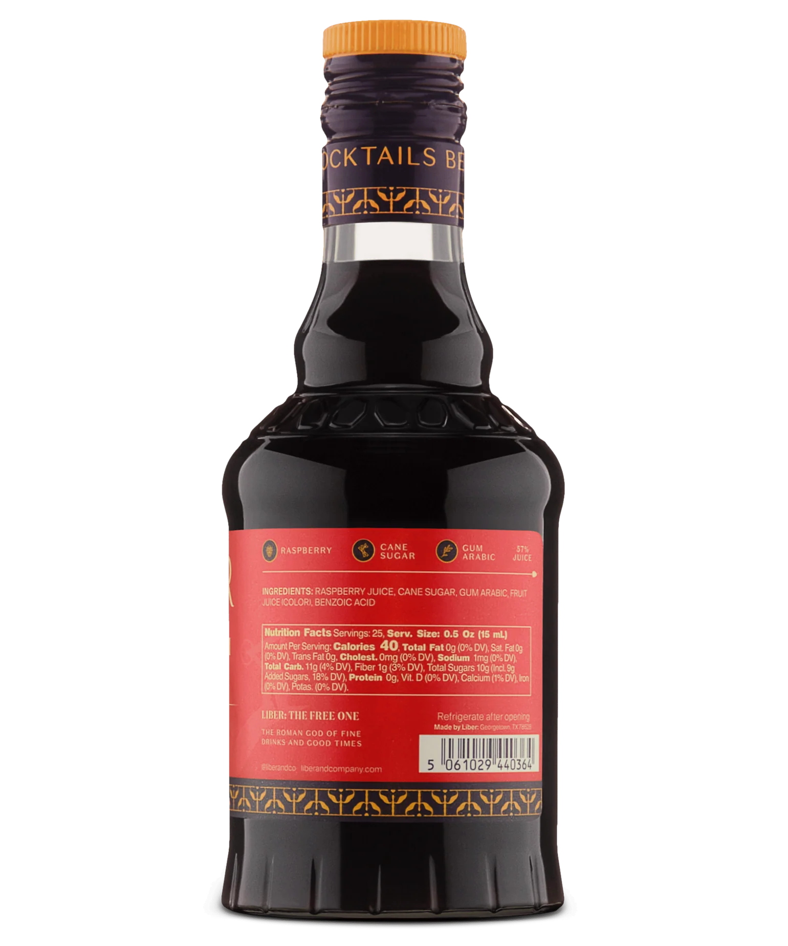 Liber & Co. Raspberry GumSyrup 375ml