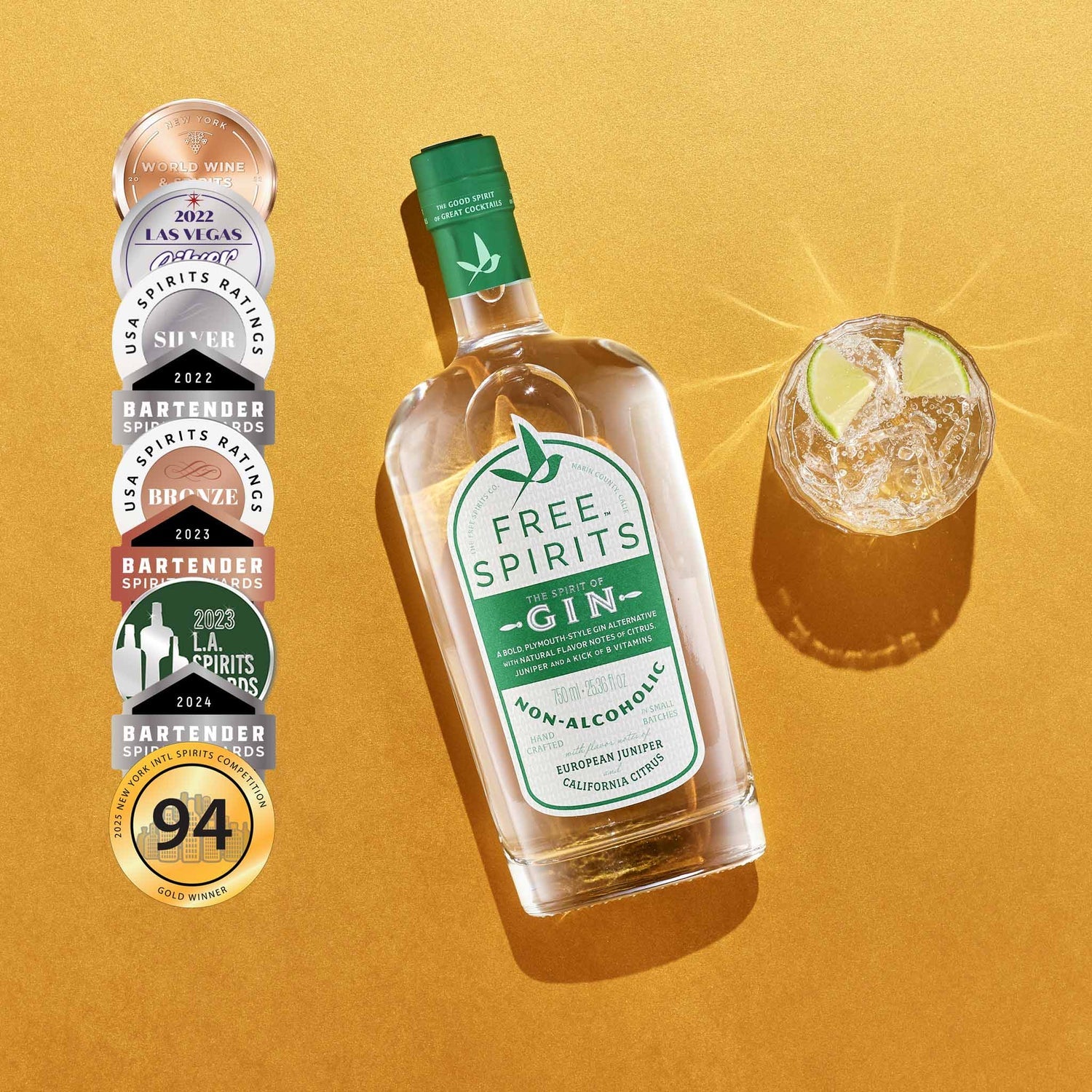 Free Spirits | The Spirit of Gin | Non-Alcoholic Gin Alternative