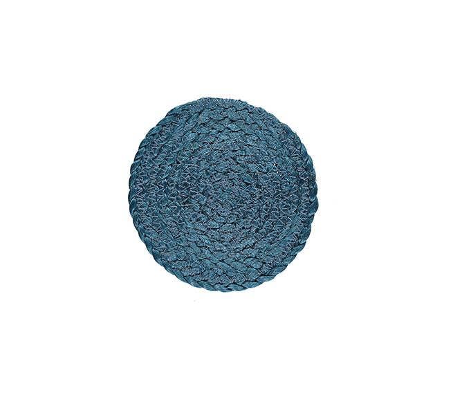 British Colour Standard Coasters Set of 4 - Petrol Blue