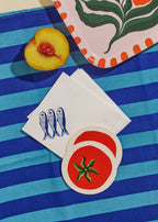 Tomato Coasters - Set of 4
