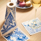 Botanical Cotton Cocktail Napkin Roll