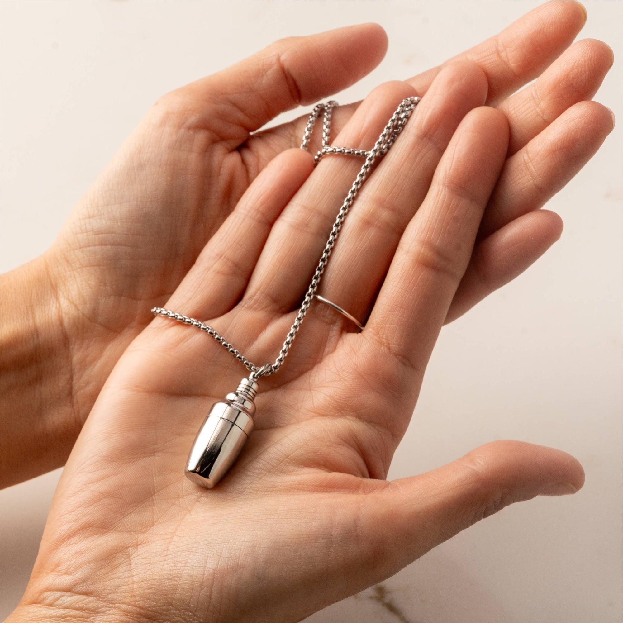 Smallest Cocktail Shaker Ever Necklace