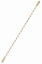 Stirring Wand - Double Ended Teardrop: Antique Brass