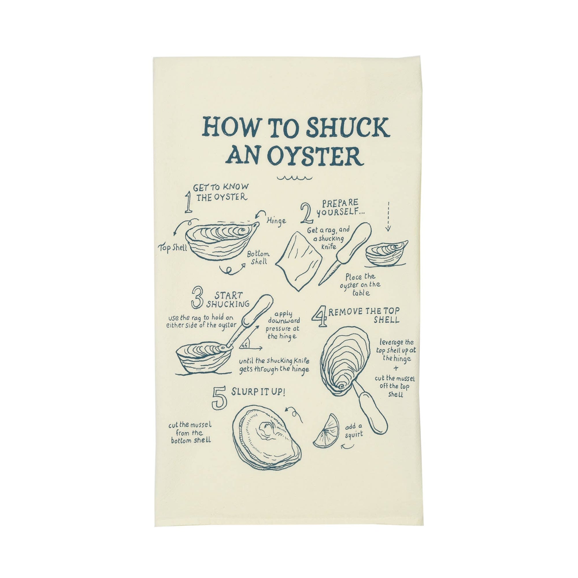 How to Shuck an Oyster Bar Towel