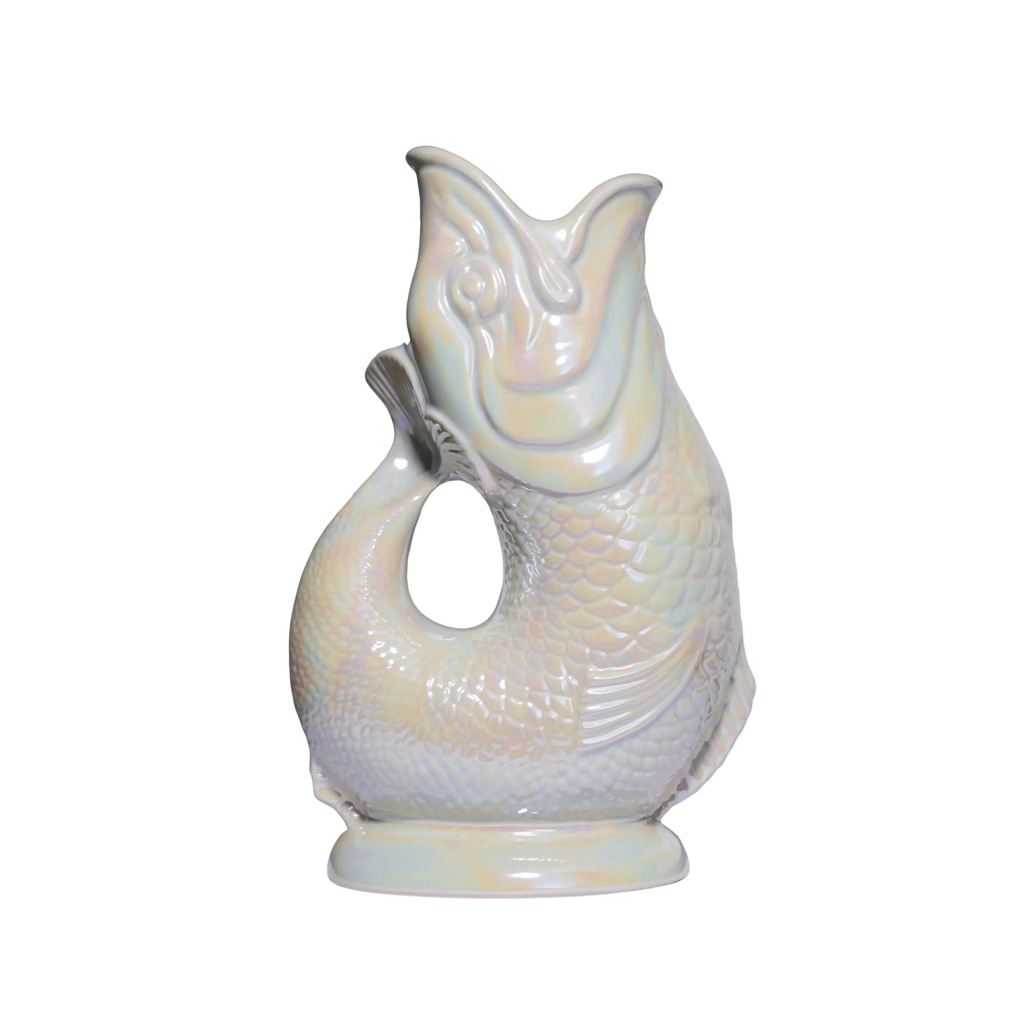 The Original Gluggle Jug Factory - NEW COLOR! Oyster Lustre