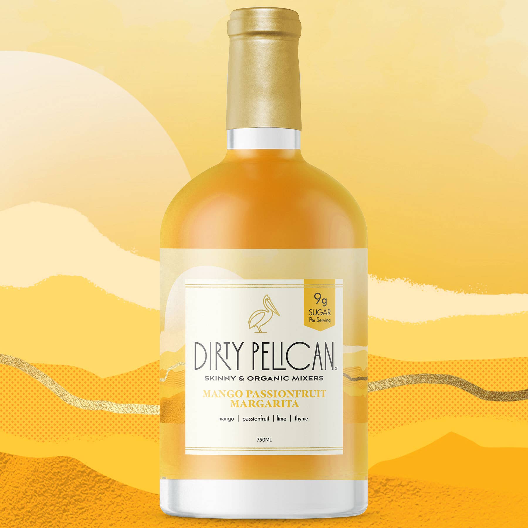 Dirty Pelican - Mango Passionfruit Margarita: 750ml