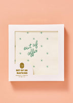 One & Only Paper - Out of Office Cocktail Paper Beverage Napkin - Set of 20