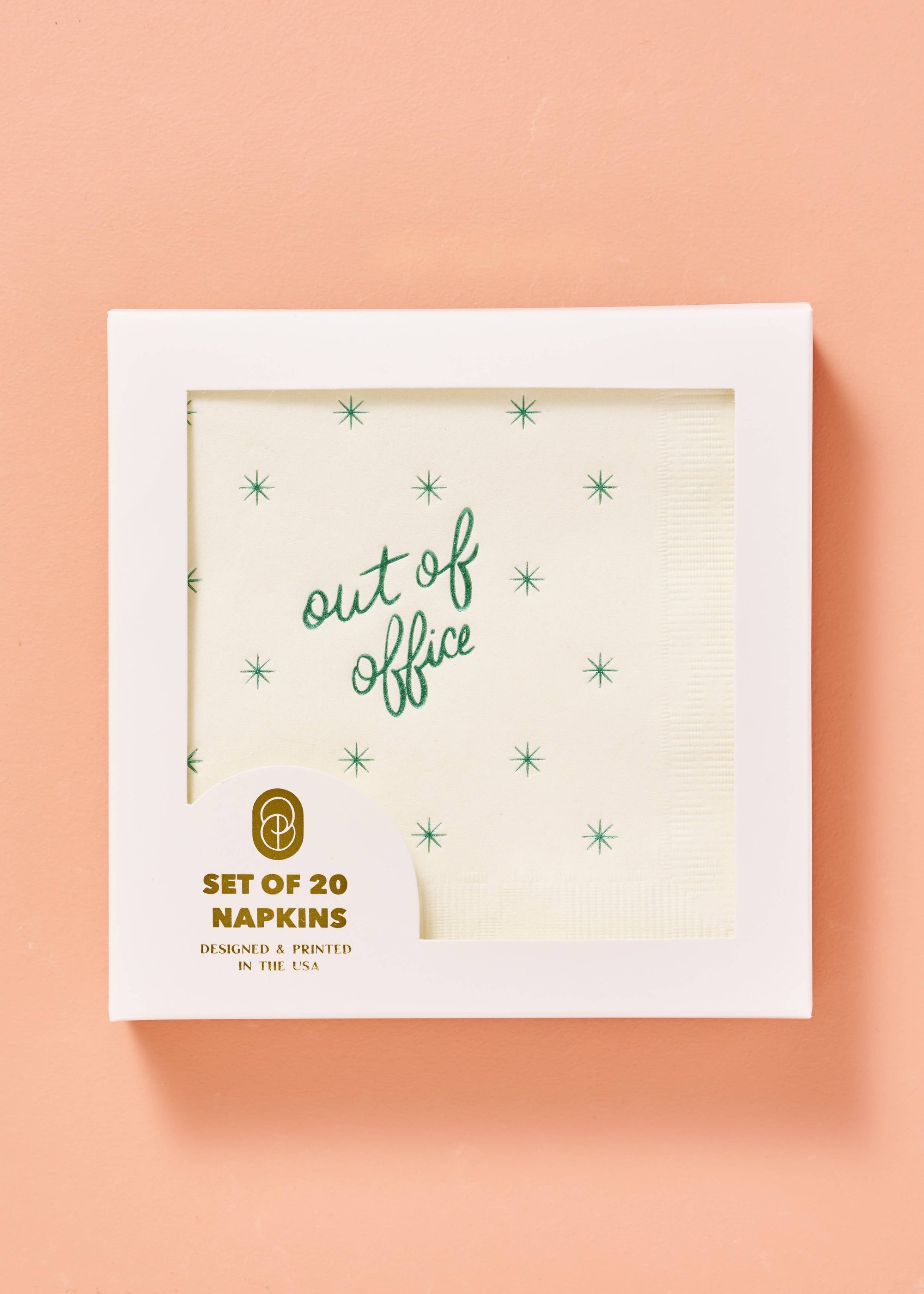 One & Only Paper - Out of Office Cocktail Paper Beverage Napkin - Set of 20