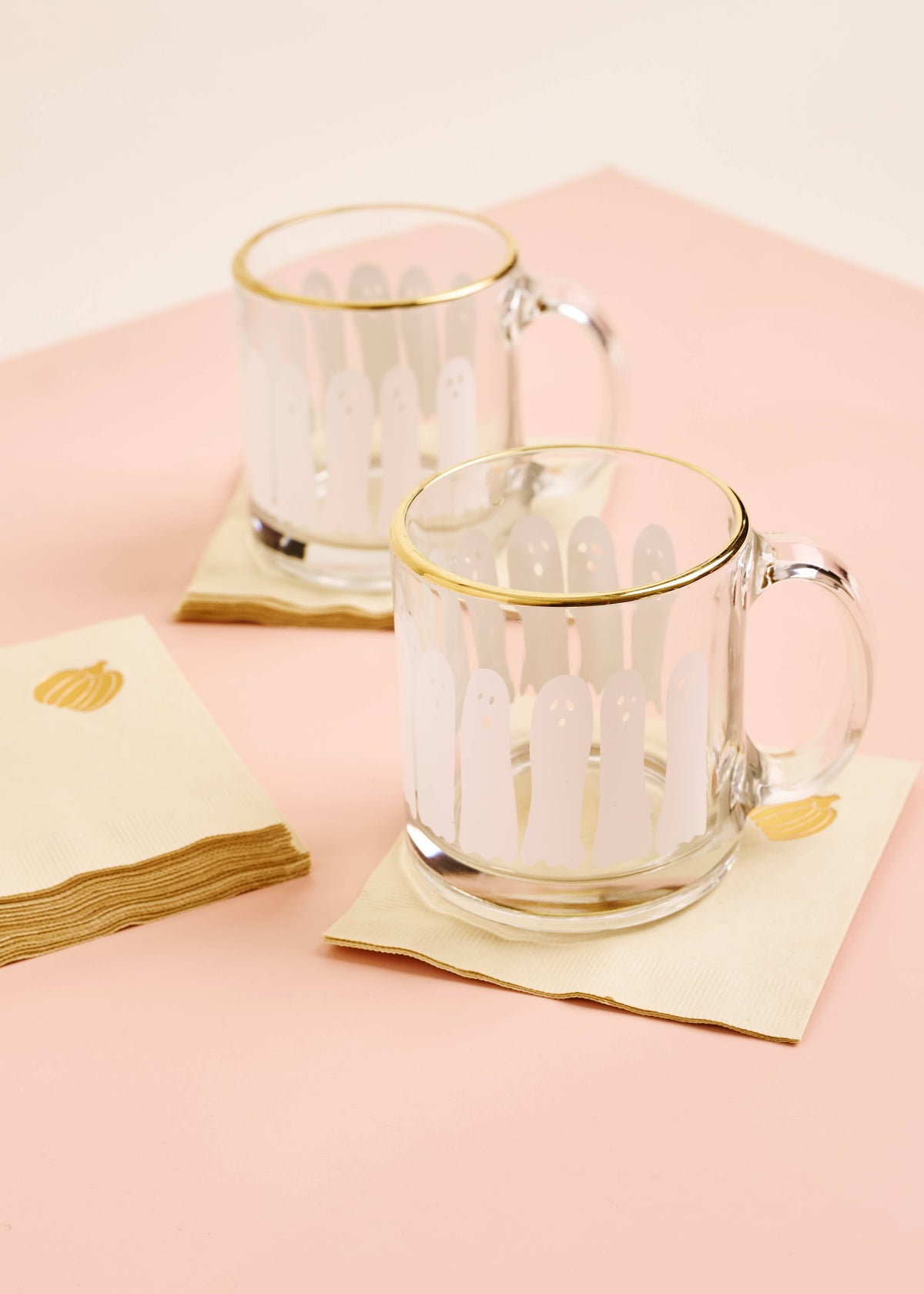 Pumpkin Copper Cocktail Paper Beverage Napkins - Set of 20