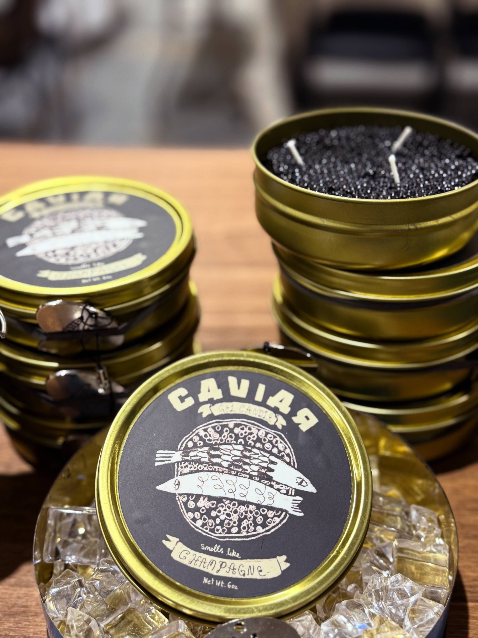 Tinned Candle - Fancy Caviar Candle