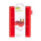 Colossal Silicone 2 inch Ice Cube Tray Gray or Red: Gray