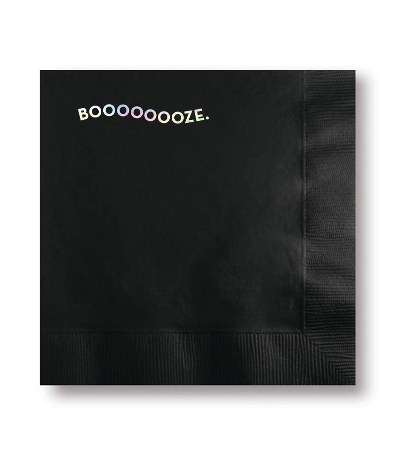 Boooooooze Halloween Cocktail Napkins