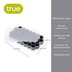 Honeycomb Silicone Ice Tray wtih Lid