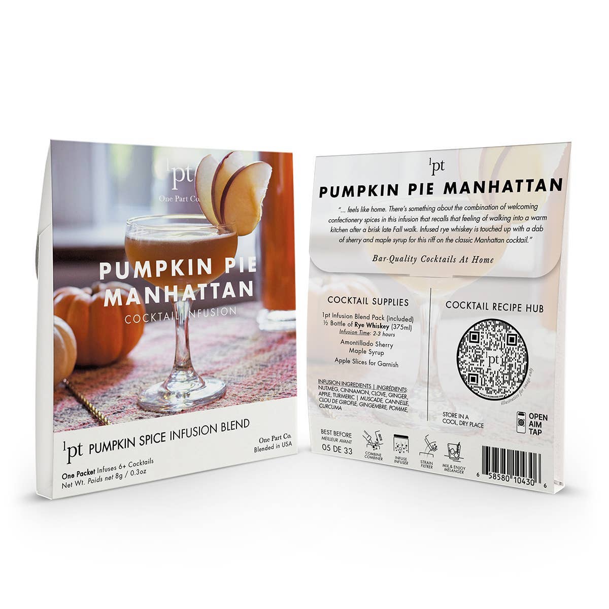 One Part Co. - Pumpkin Pie Manhattan Cocktail Pack
