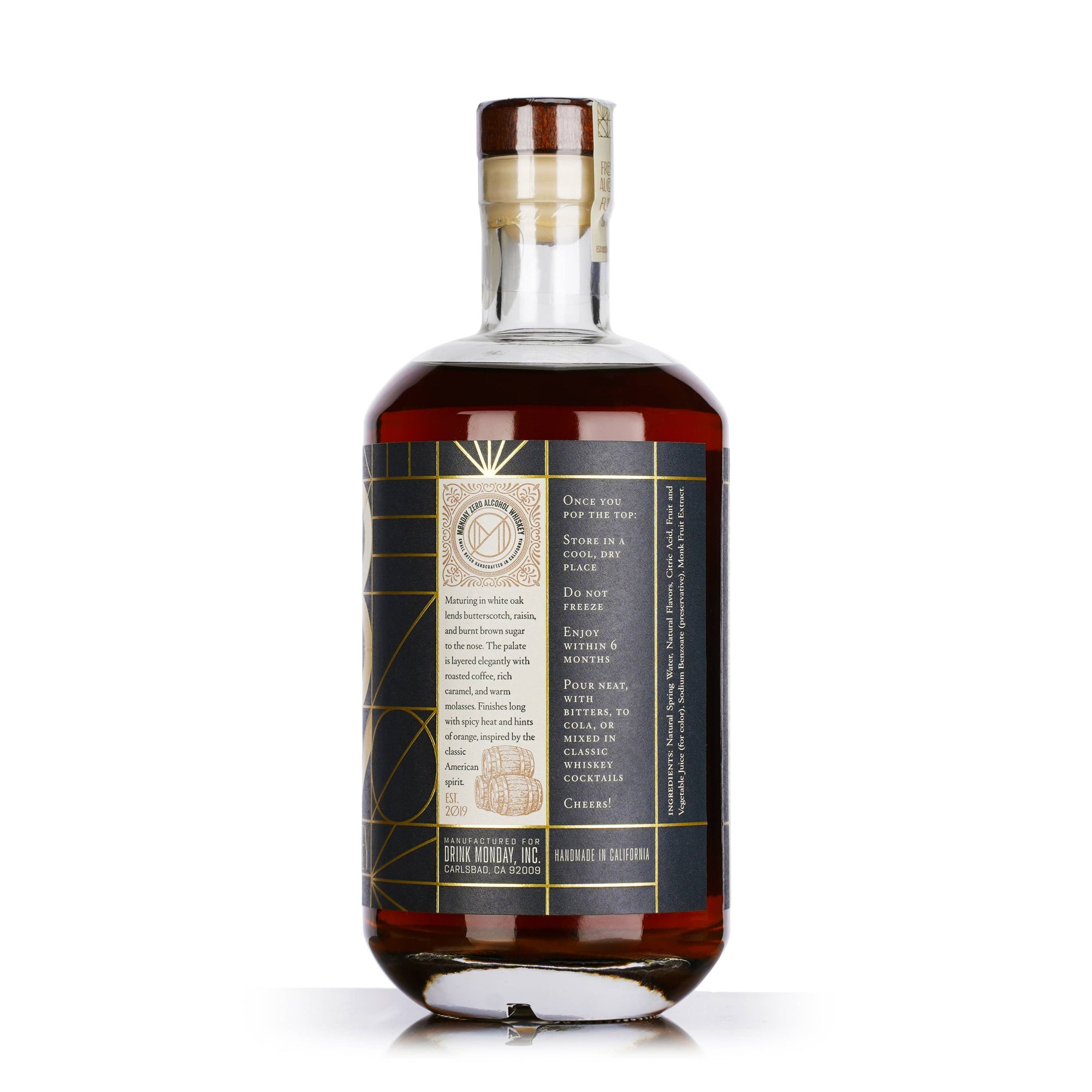 Drink Monday Inc. - Monday Non-Alcoholic Whiskey