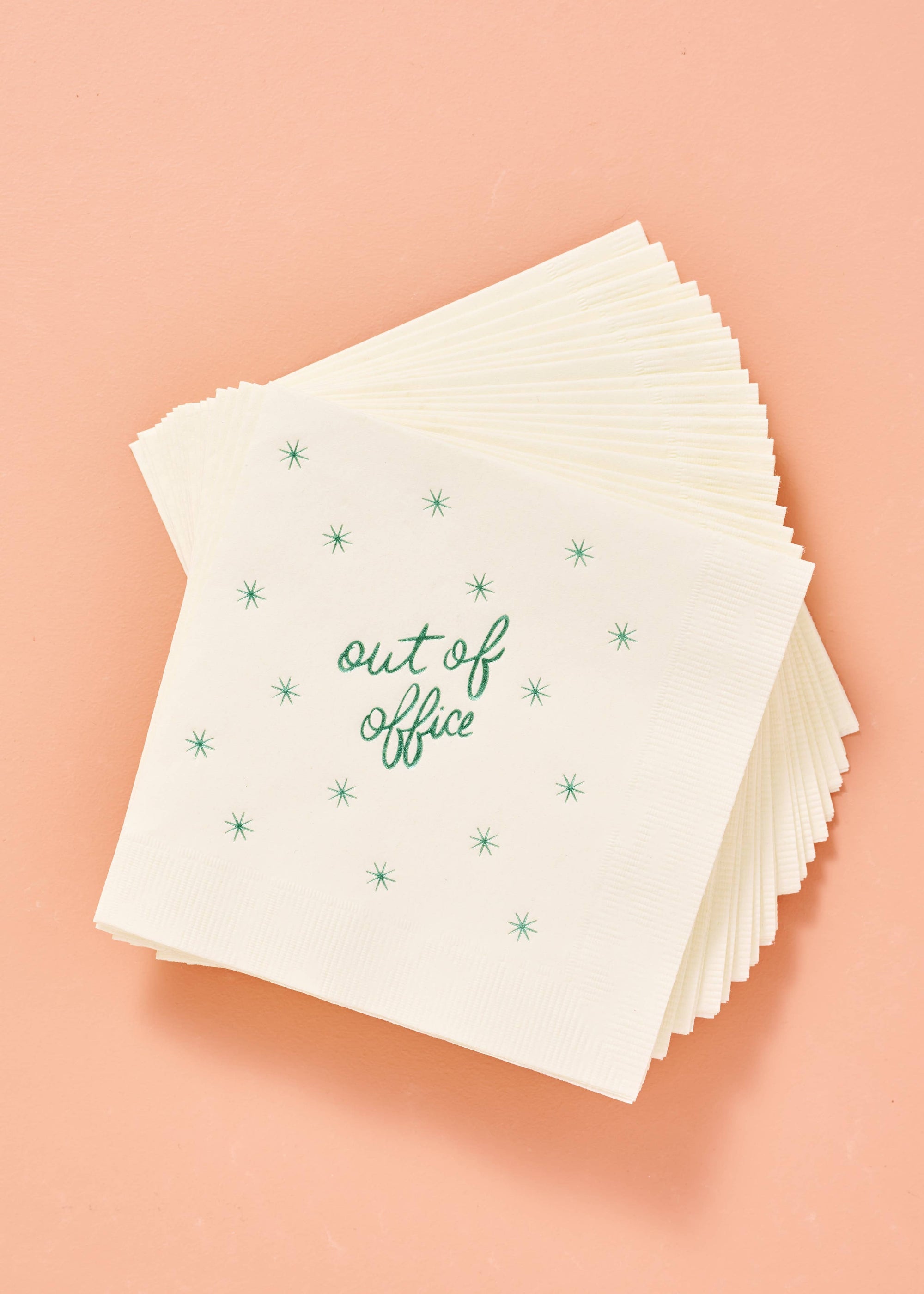 One & Only Paper - Out of Office Cocktail Paper Beverage Napkin - Set of 20