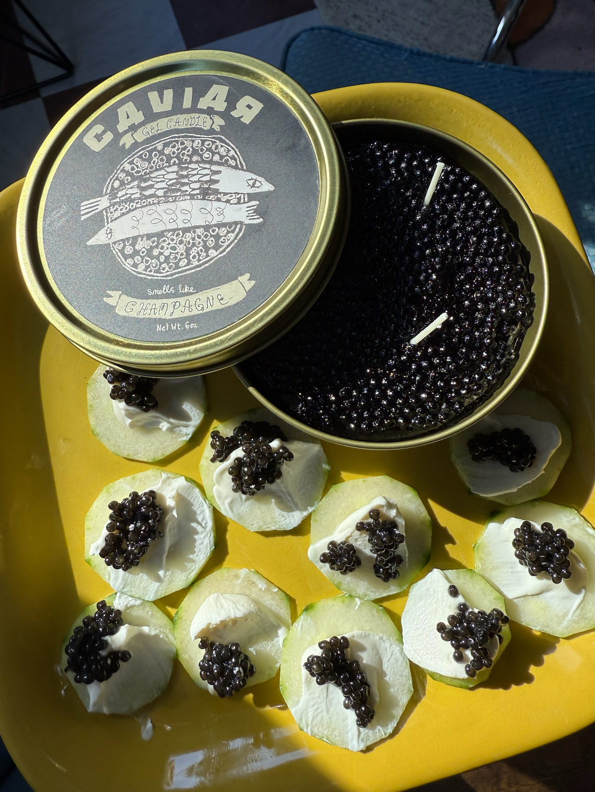 Tinned Candle - Fancy Caviar Candle
