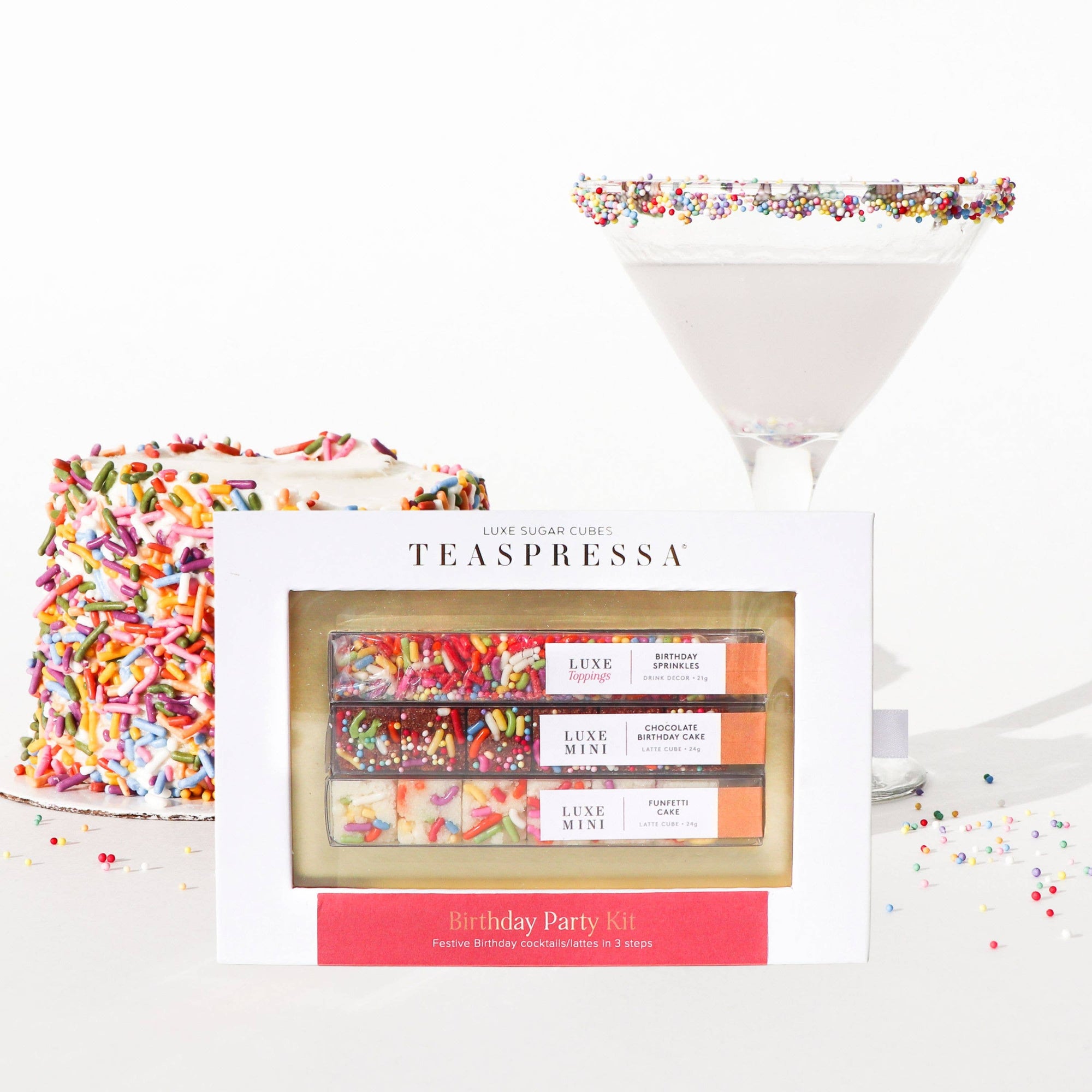 TEASPRESSA | LUXE Mixer Cube - BIRTHDAY PARTY KIT