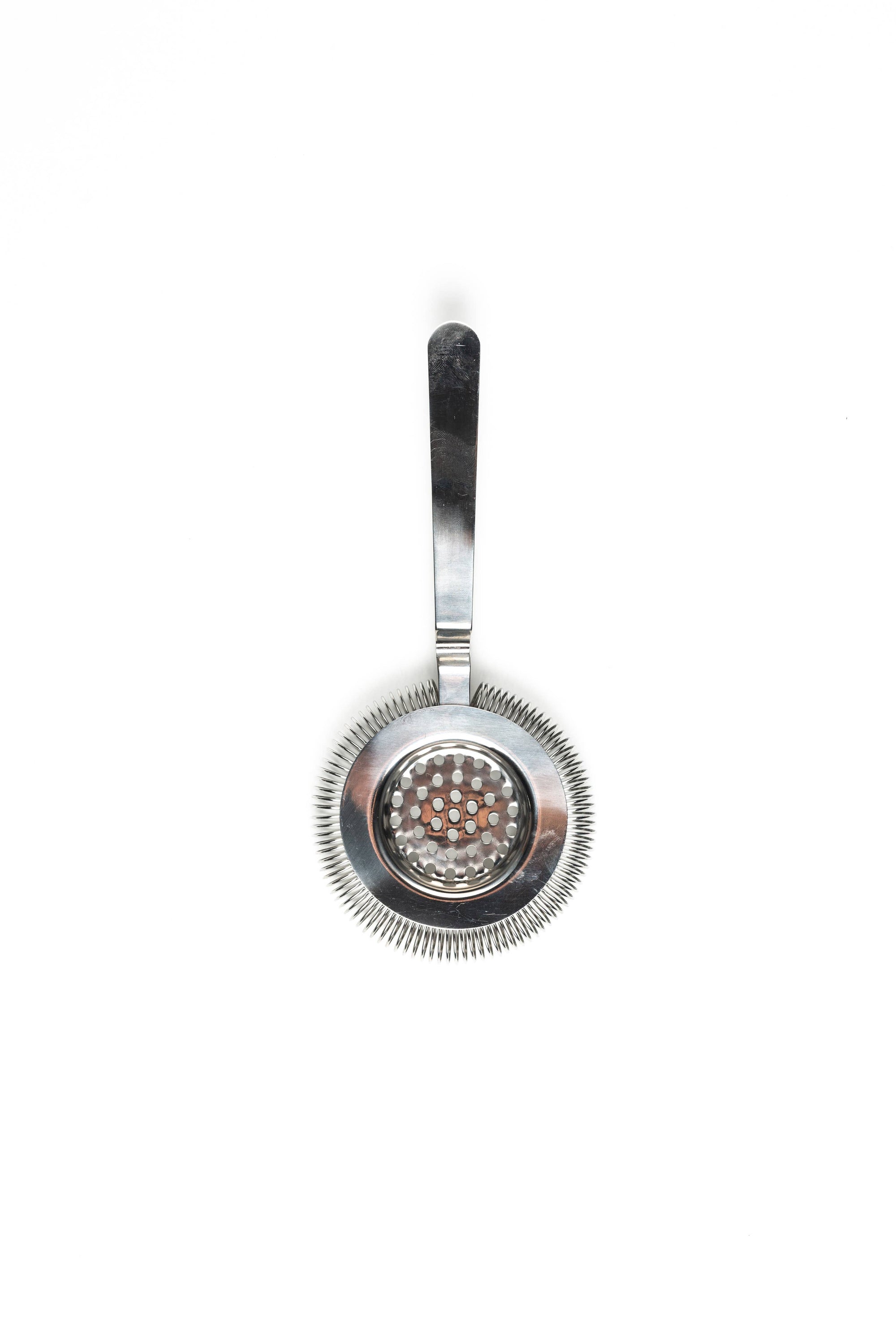 Bull in China - Deluxe Antique-Style Hawthorne Strainer: Antique Brass