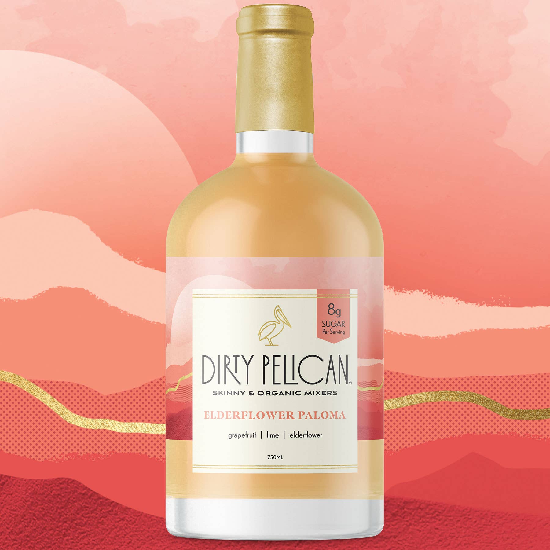 Dirty Pelican - Elderflower Paloma: 750ml
