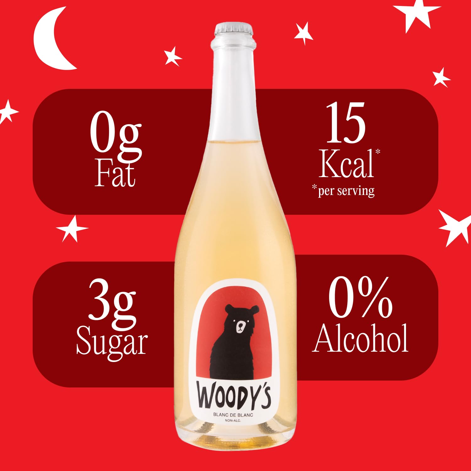 Woody's - Mini Sparkling Blanc de Blanc (187ml)