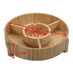 Bamboo Wine & Charcuterie Serving Platter