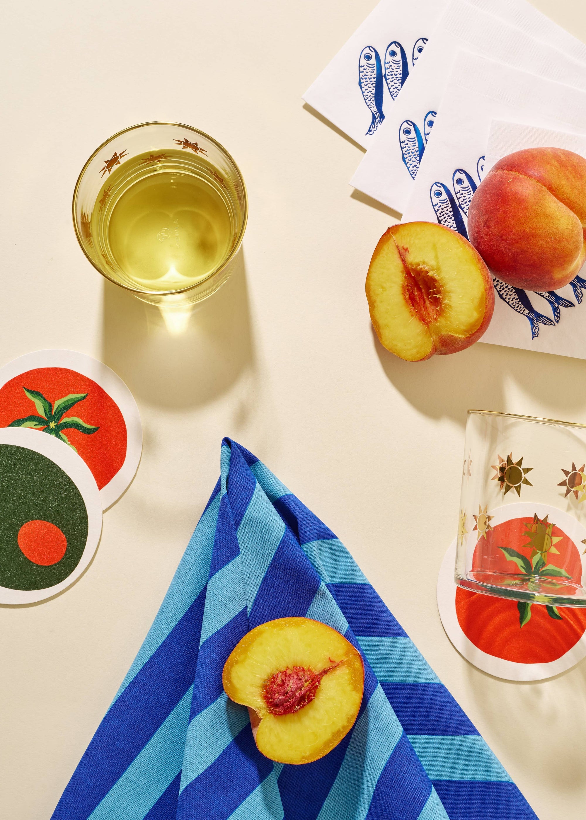 Tomato Coasters - Set of 4