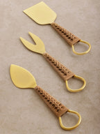 The Helsinki Cheese Knives - Set of 3 -  by GAURI KOHLI