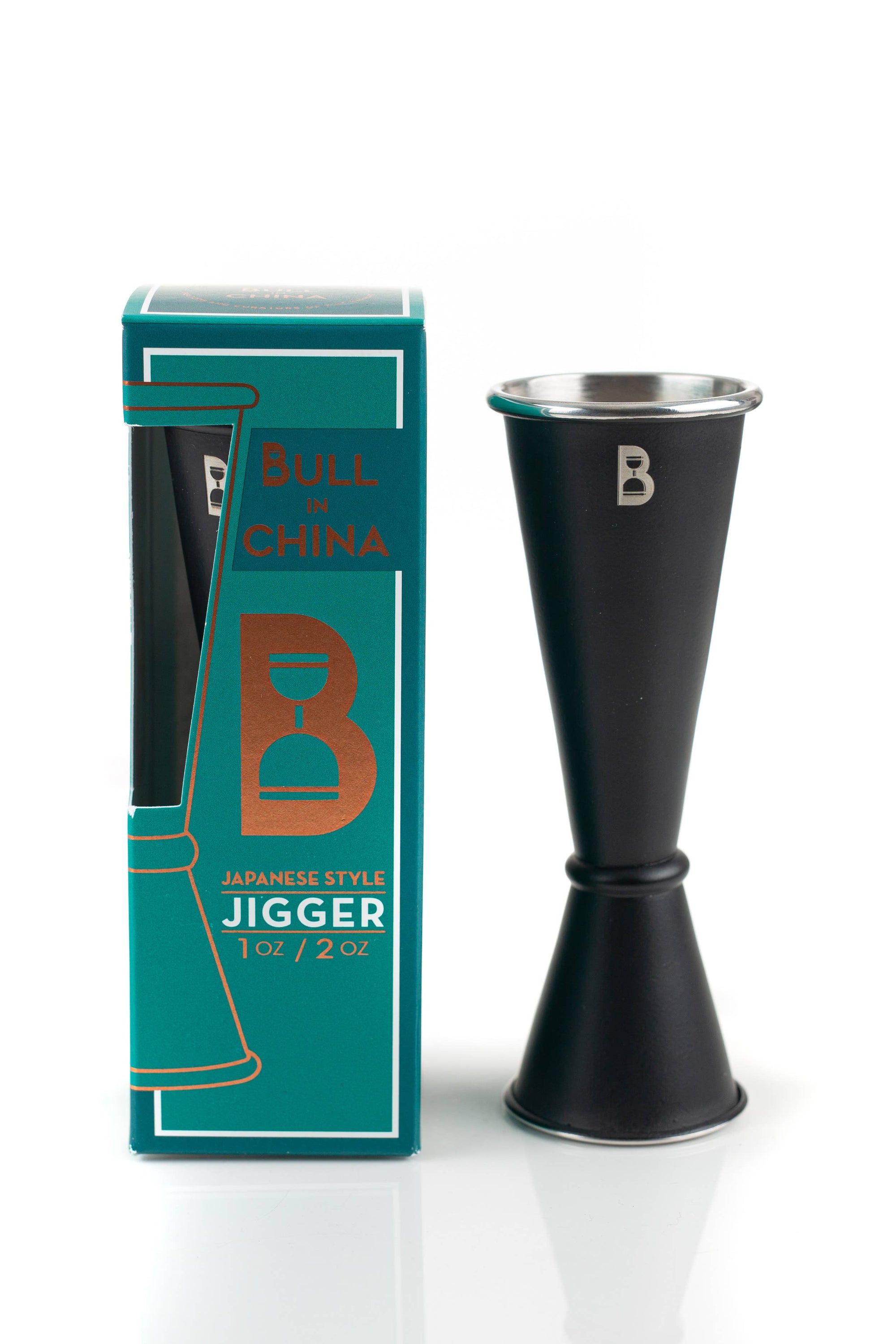 Bull in China - Japanese-Style Jiggers: Matte Black