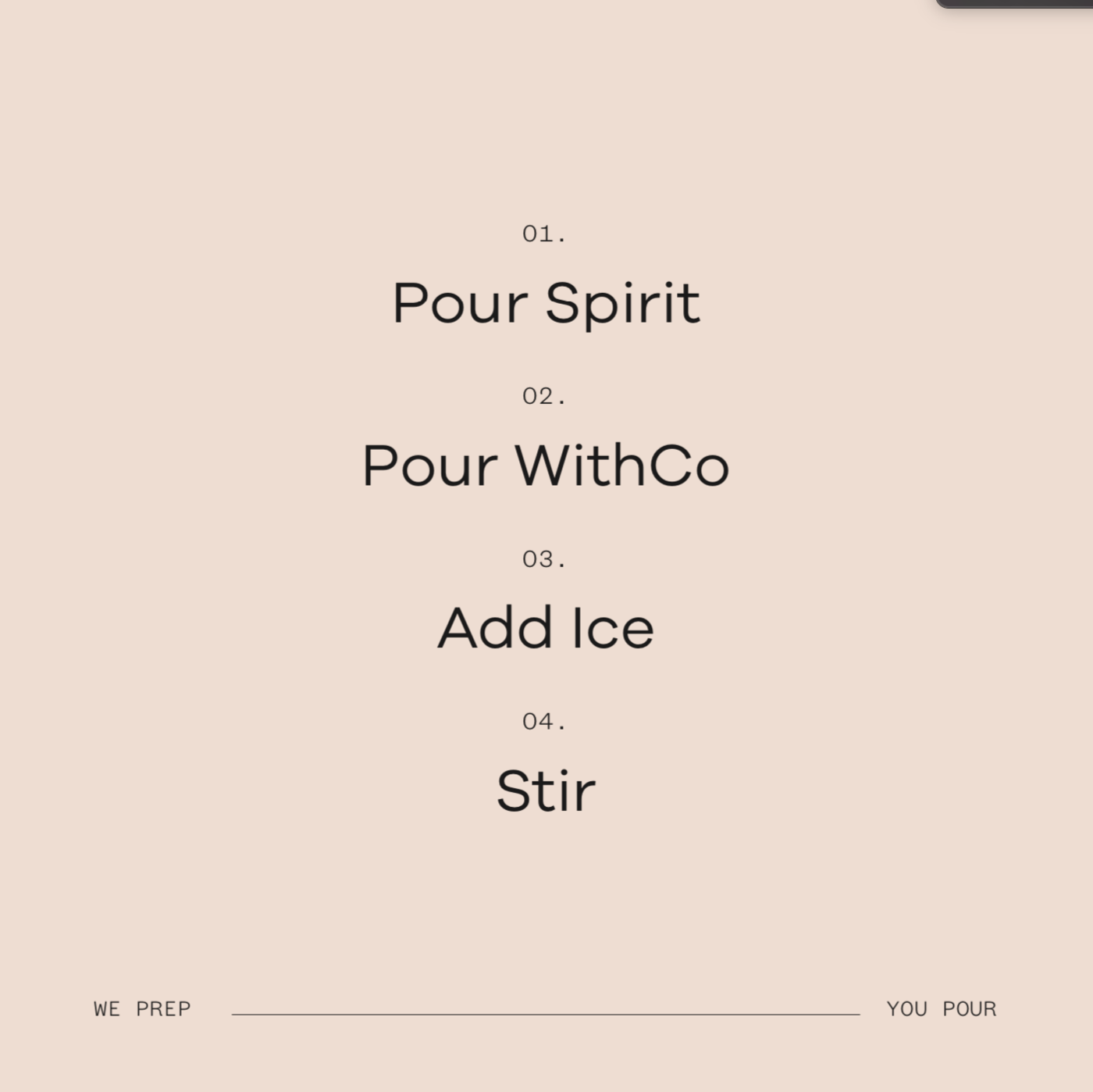 WithCo Cocktails - Ellis Old Fashioned Cocktail Mix