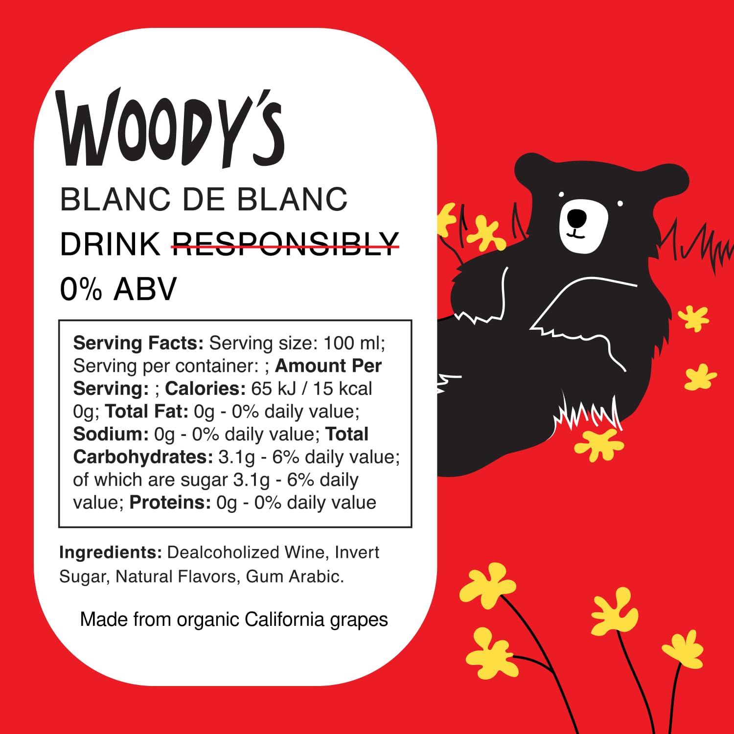 Woody's - Mini Sparkling Blanc de Blanc (187ml)