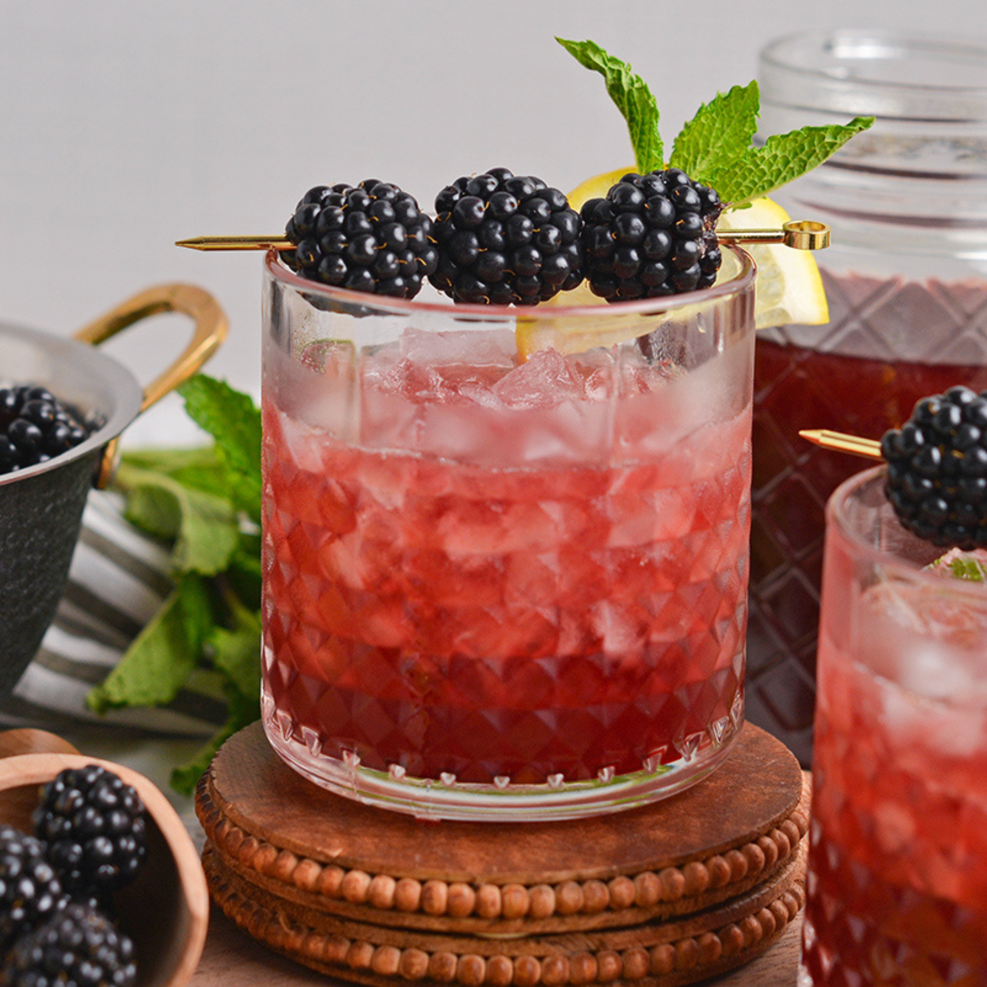Noble Mick's - Blackberry Bourbon Smash Single Serve Craft Cocktail